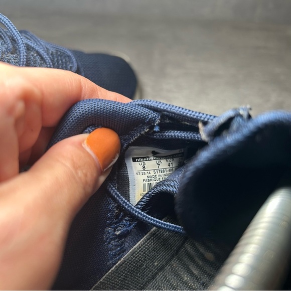 Nike Roshe Run Running Shoes 511881-405 Mens sz 8 - navy - Picture 6 of 6